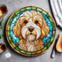 Cockapoo Apricot Glass Suncatcher Worktop Saver